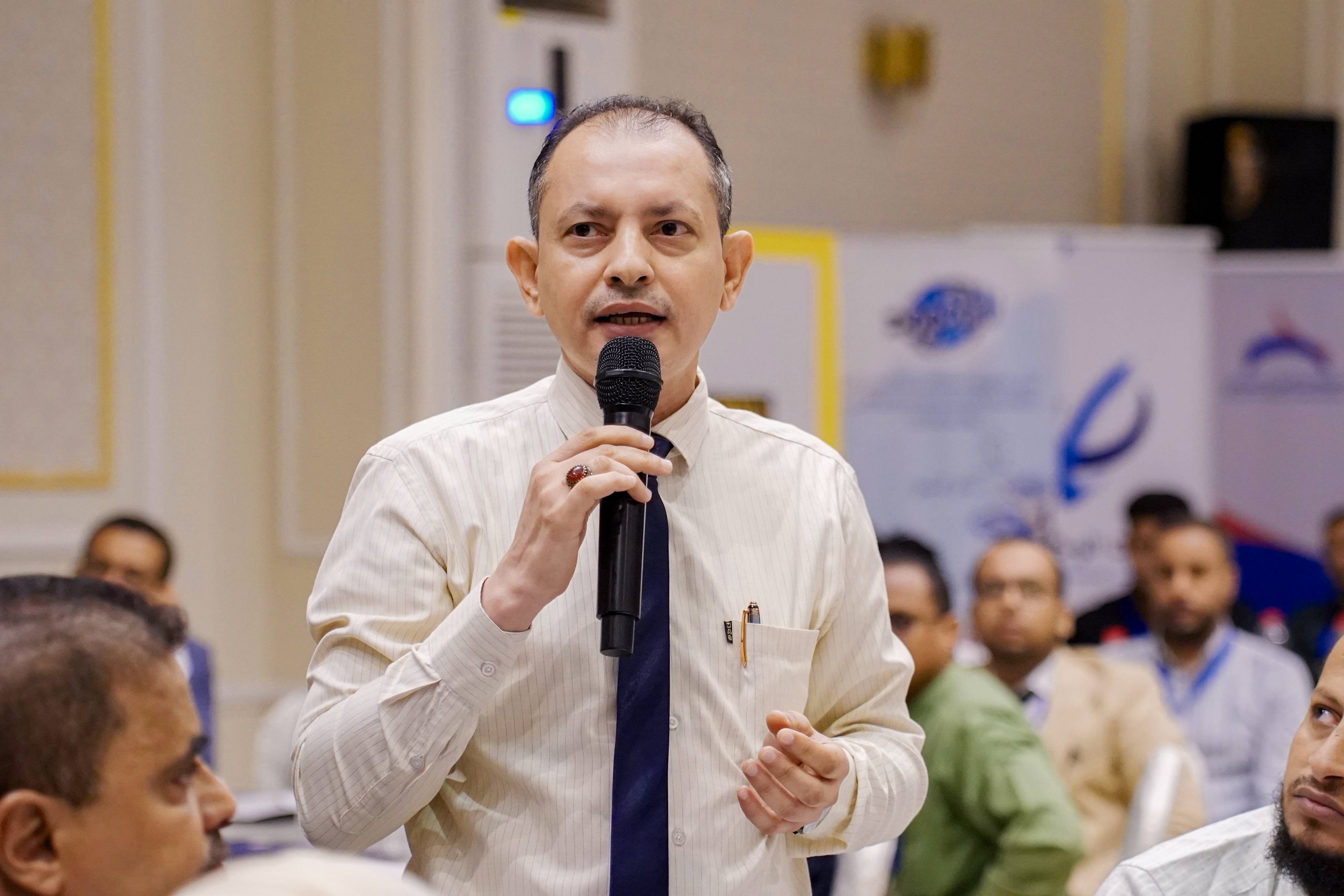 مشاركة ورعاية الحياة للتأمين الصحي للملتقى الثاني للموارد البشرية والتدريب - عدن - الحياة للتأمين الصحي