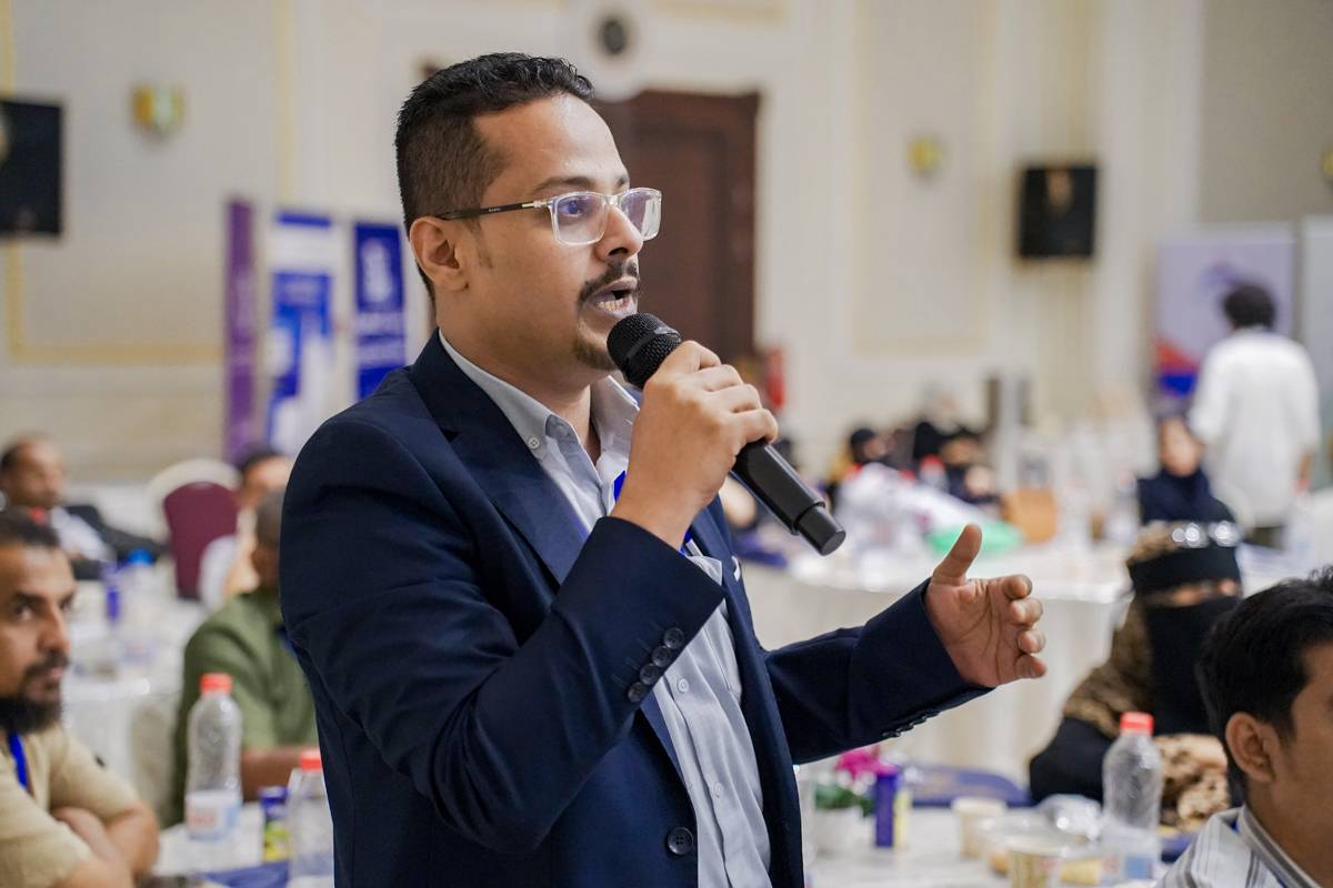 مشاركة ورعاية الحياة للتأمين الصحي للملتقى الثاني للموارد البشرية والتدريب - عدن - الحياة للتأمين الصحي